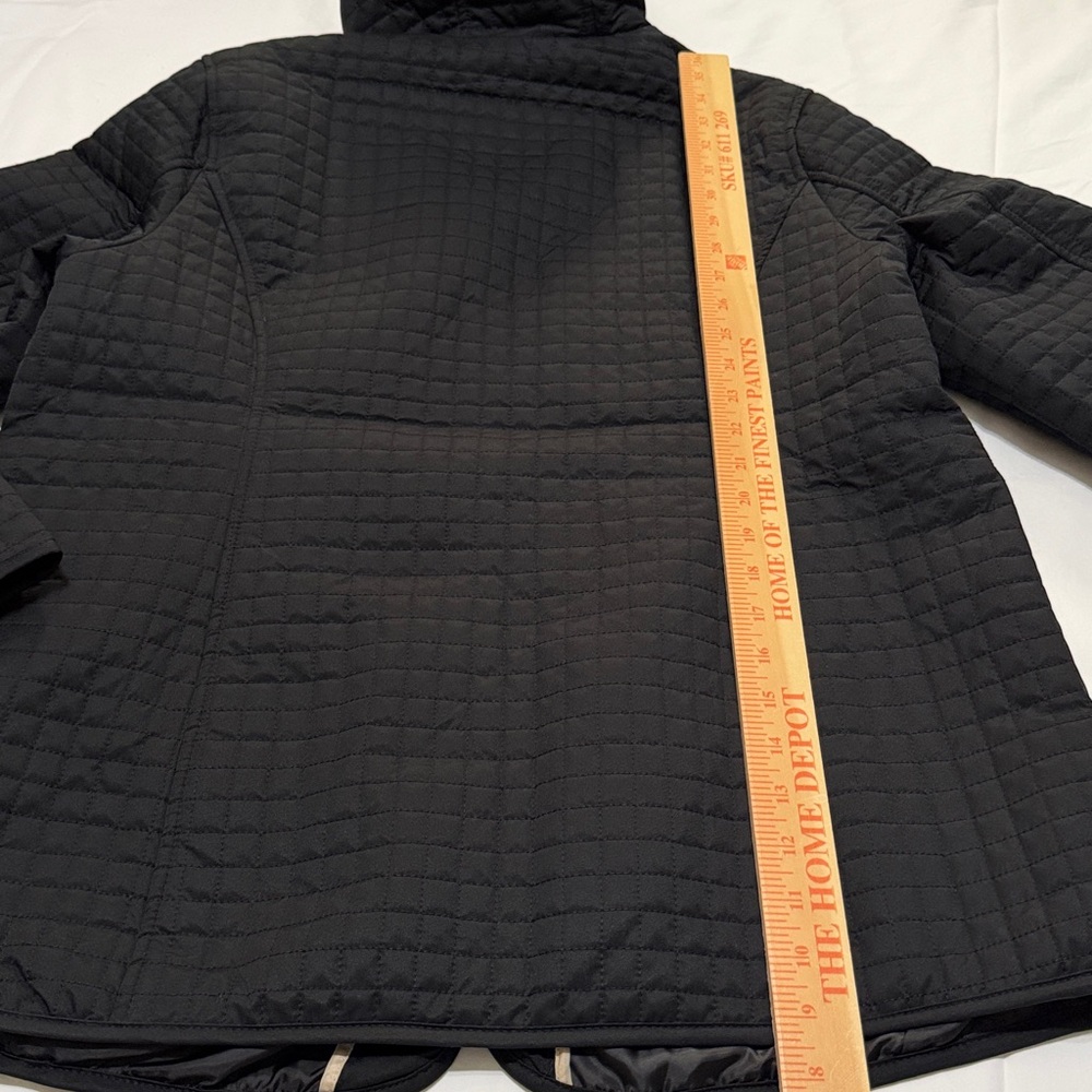 Lands' End Women's Quilted Puffer Jacket Black L NWT - Picture 6 of 6
